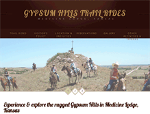 Tablet Screenshot of gypsumhillstrailrides.com